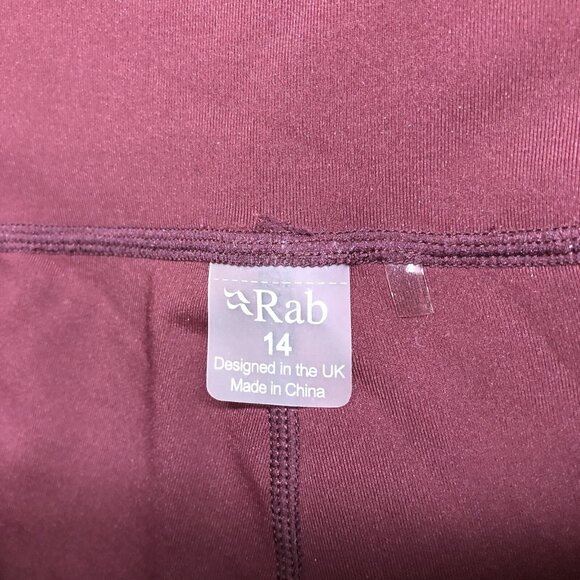 Rab Horizon Tights Pants Womens Size 14 Stretch Baselayer Hiking Trail - Picture 6 of 11